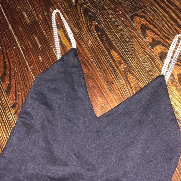 FOREVER 21 rhinestone strap bodysuit - Picture 4 of 5